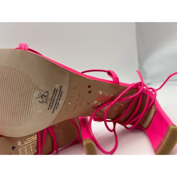 NEW Free People X Alohas Bellini Sandal in Neon Magenta - Picture 14 of 14